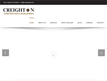 Tablet Screenshot of creightondev.com